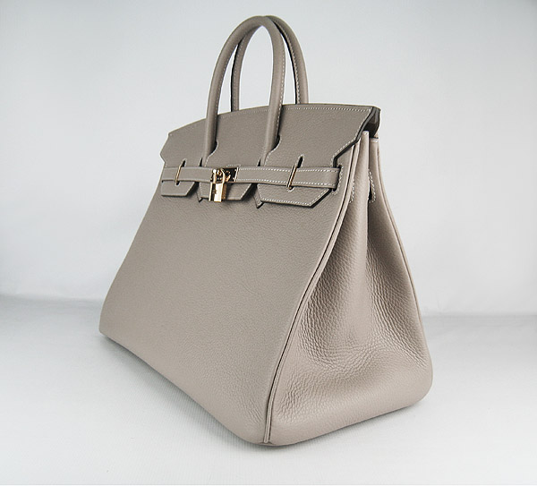 Replica Hermes Birkin 40CM Togo Bag Grey 6099 Online